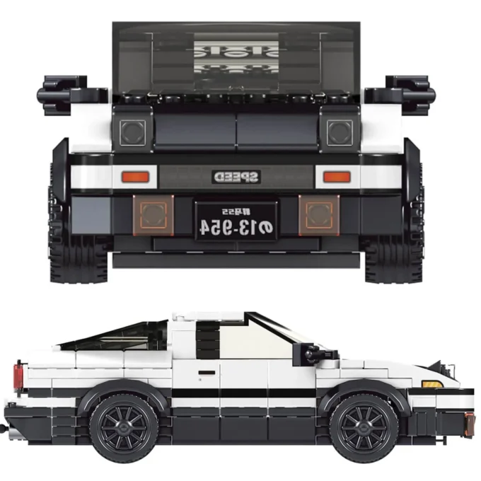 Mould King 27013 The AE86 Initial D Mini Sports Car - 399 PCS - Image 4