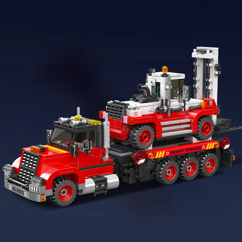 Mould King 24079 Forklift Delivery Truck Construction Kit | 906 Pieces - Image 4