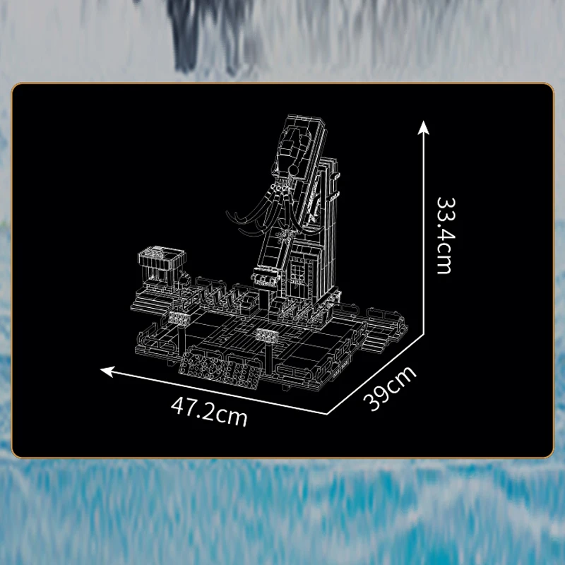 Mould King 11015 Octopus Swing Ride Construction Set | 1,668 Pieces - Image 5