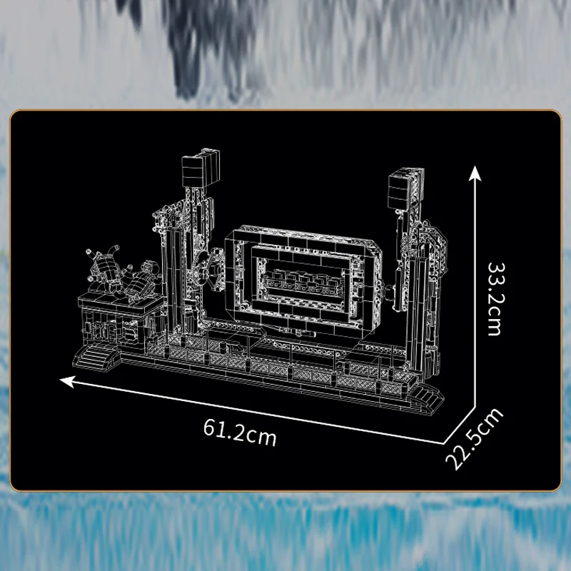 Mould King 11019 Electric Rolling Waves Ride Construction Set | 2,118 Pieces - Image 5