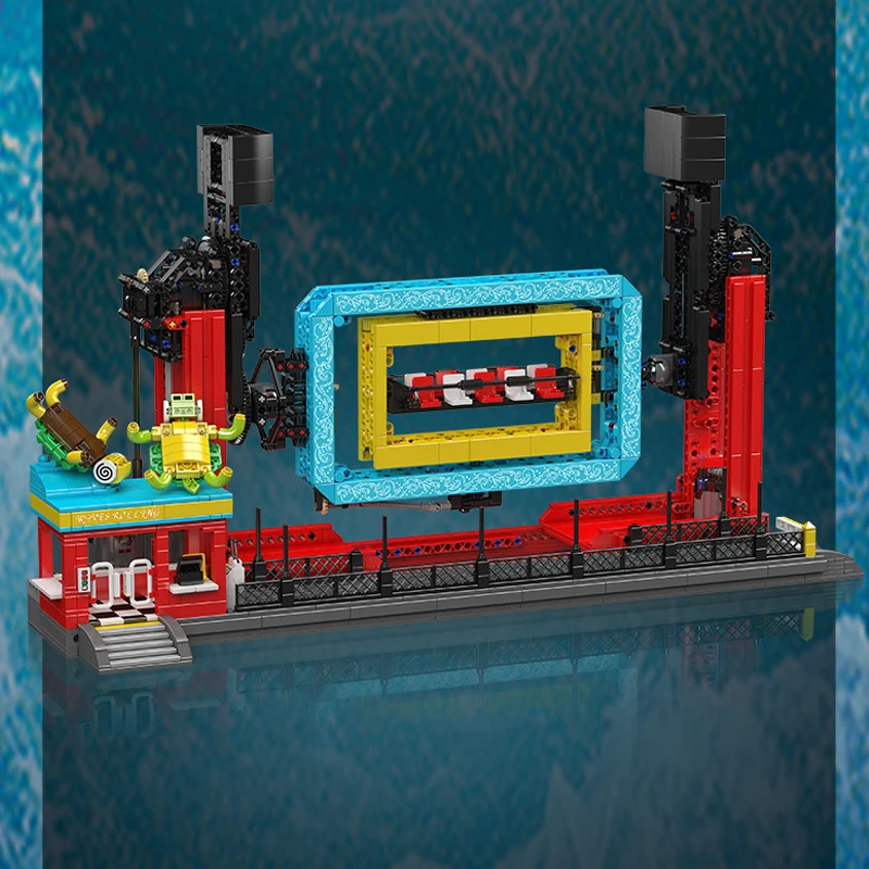 Mould King 11019 Electric Rolling Waves Ride Construction Set | 2,118 Pieces - Image 3