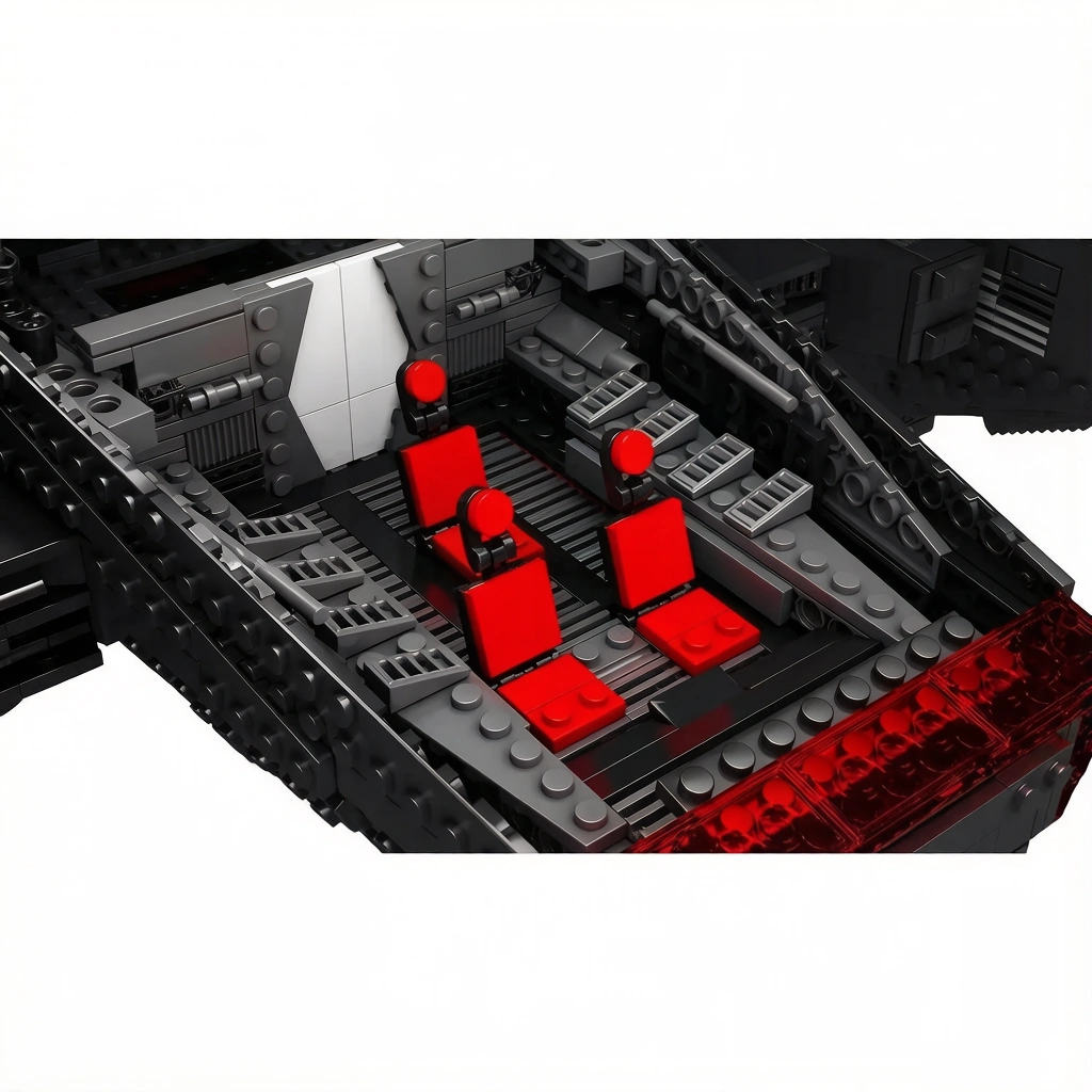 Mould King 21011 Starship Upsilon Class Shuttle Spaceship UCS Building Blocks - Image 2